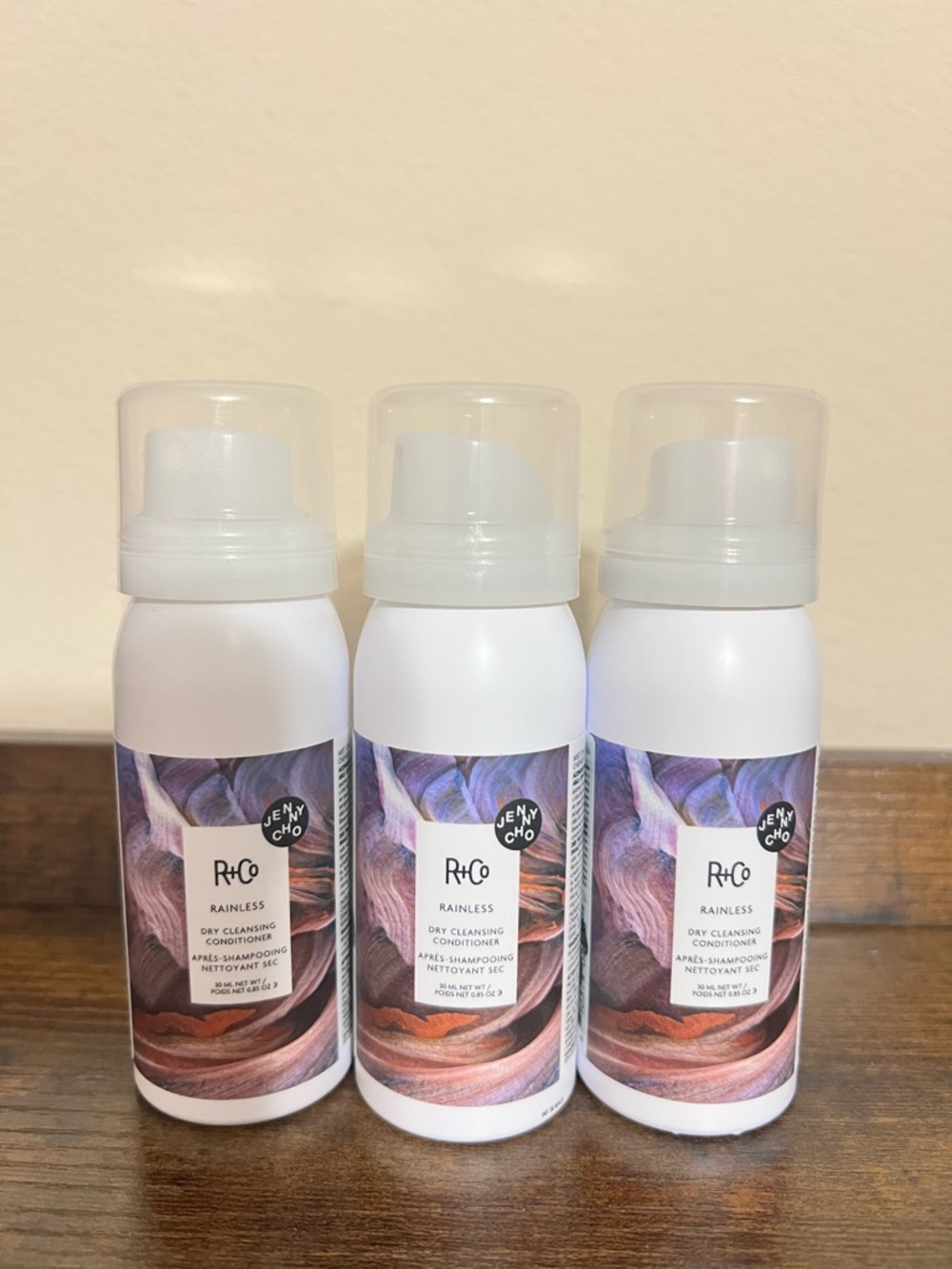 R+Co Rainless Dry Cleansing Conditioner 1 oz / 30 ml each pack of 3